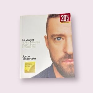 Justin Timberlake Hindsights Hardcover Book